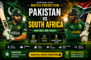 Pakistan vs South Africa Match Prediction