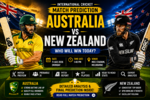 Australia vs New Zealand Match Prediction